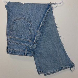 TopShop Fringe Flare Jeans